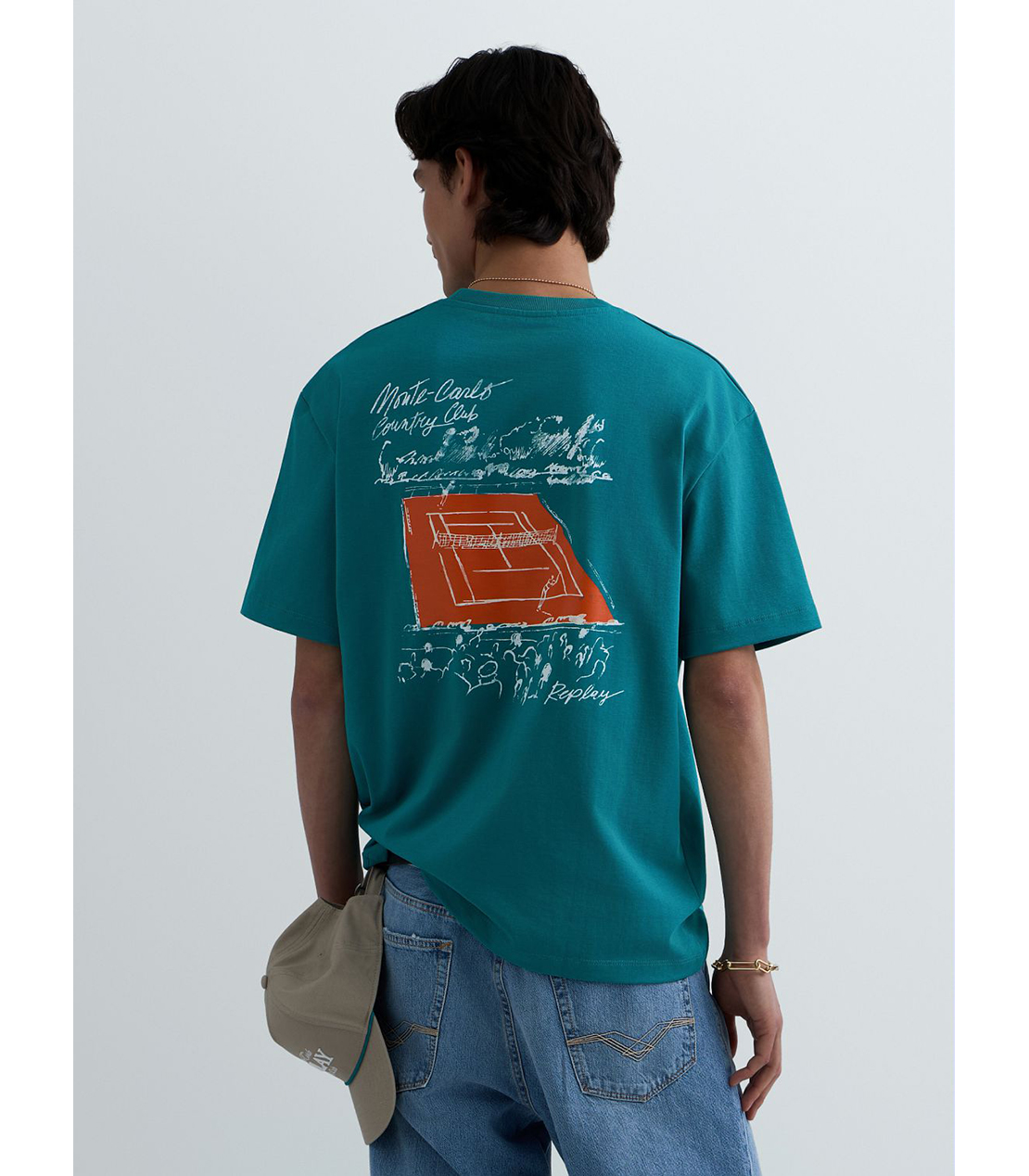 REPLAY × Monte Carlo Country Club オーバーサイズ Tシャツ